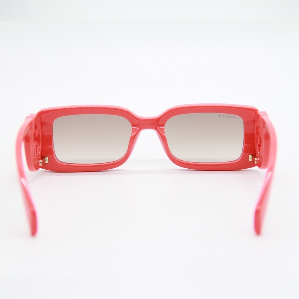 NEW GUCCI GG1325S 005 SQUARE RED WOMEN SUNGLASSES GUCCI - Picture 7 of 15